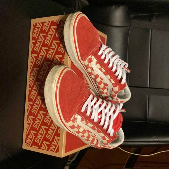 White Checkered Vans | Poshmark
